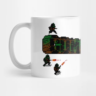 Commando 8 Bit Art Color Mug